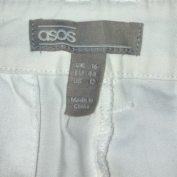 White/Cream ASOS Chino Pants - Picture 5 of 5